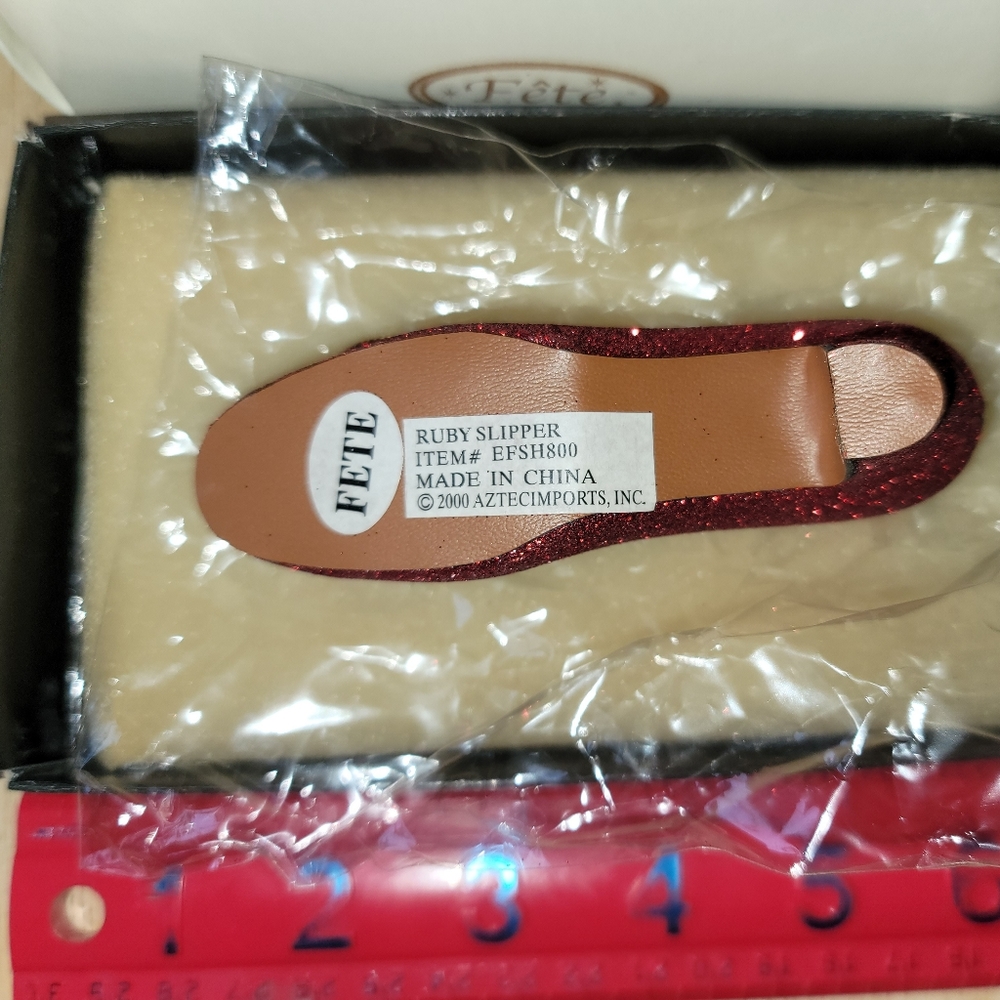 New With No Tags Ruby Red Slipper - image 6